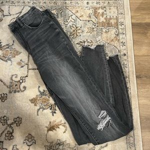 grey american eagle jeggings